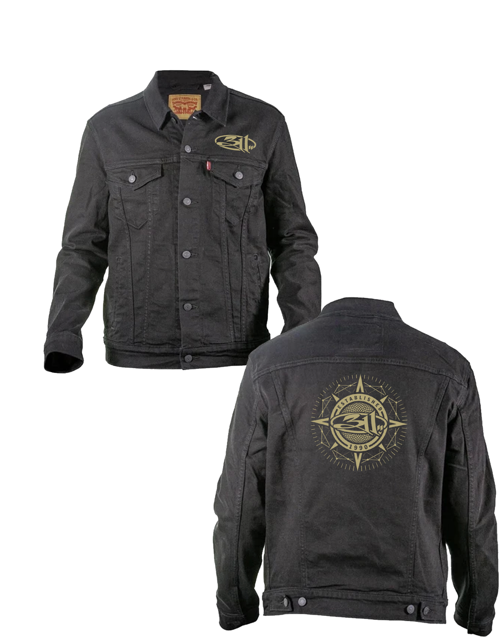 311 30TH ANNIVERSARY BASIC LOGO  MOCKS 2 LEVIS  JACKET  