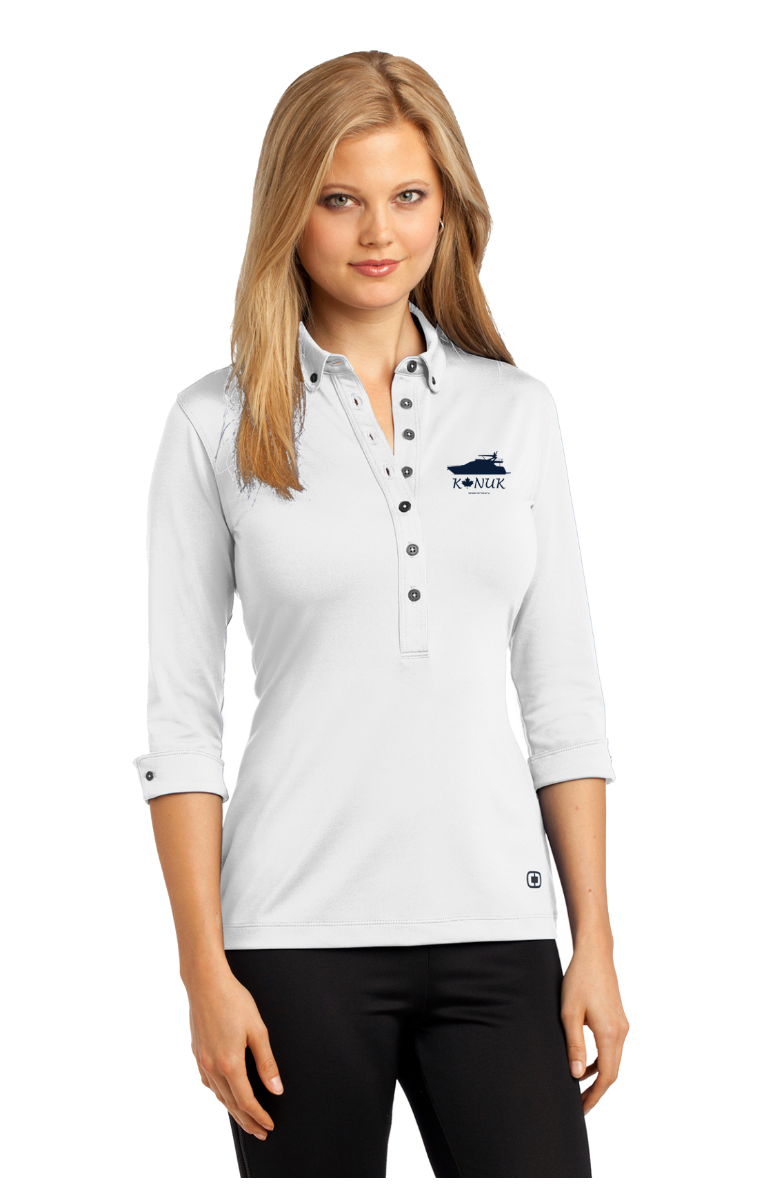 Download KANUK BOAT MOCK UPS OGIO LS WOMENS POLO - Merchwide Inc ...